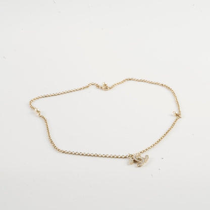 Chanel CC Logo Necklace Pearl - photo 2