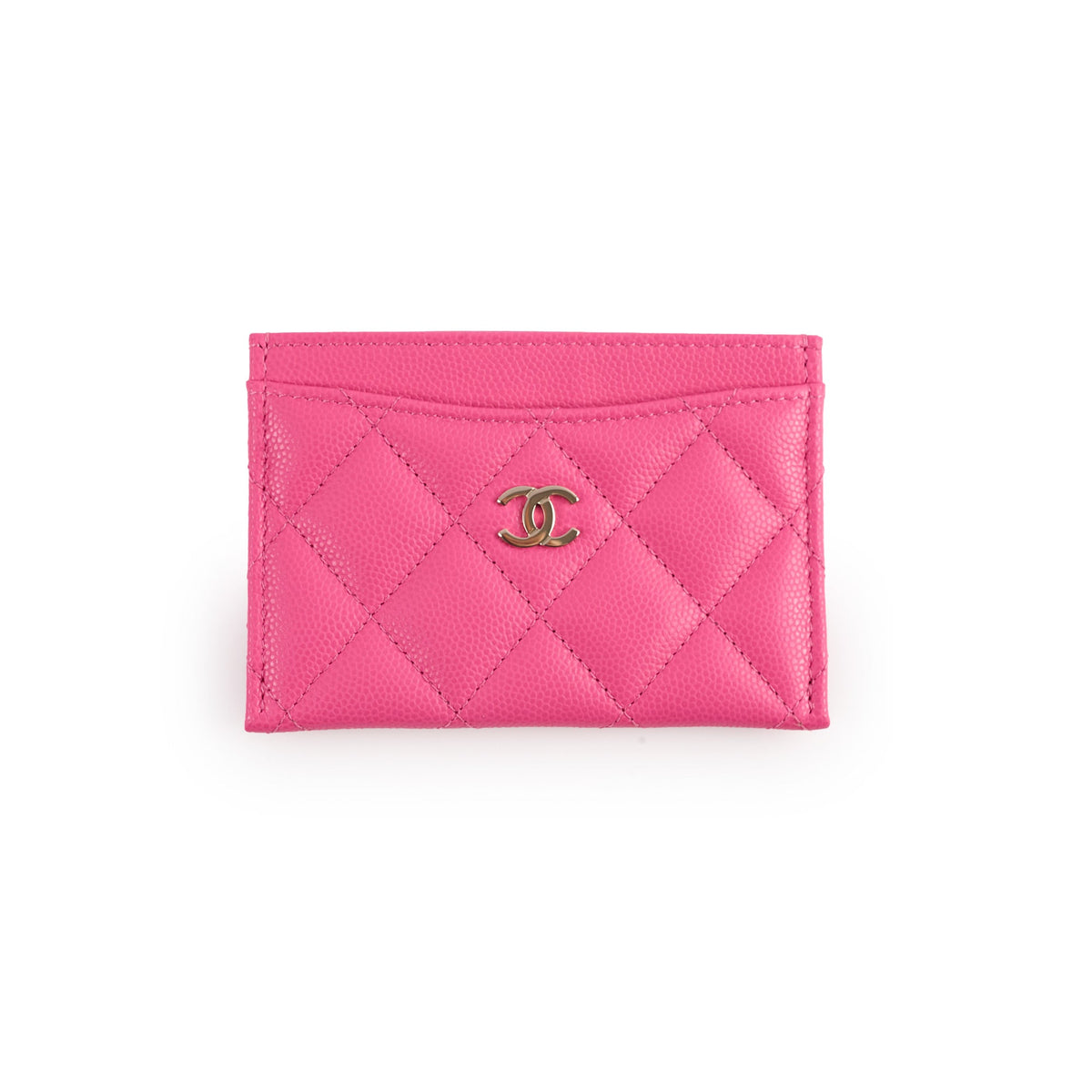 Chanel Card Holder Hot Pink - photo 1