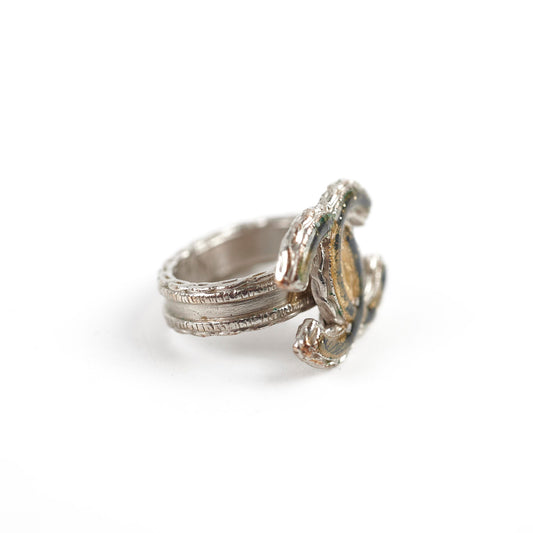 Chanel CC Logo Ring Costume Jewelry Size 52 - photo 2