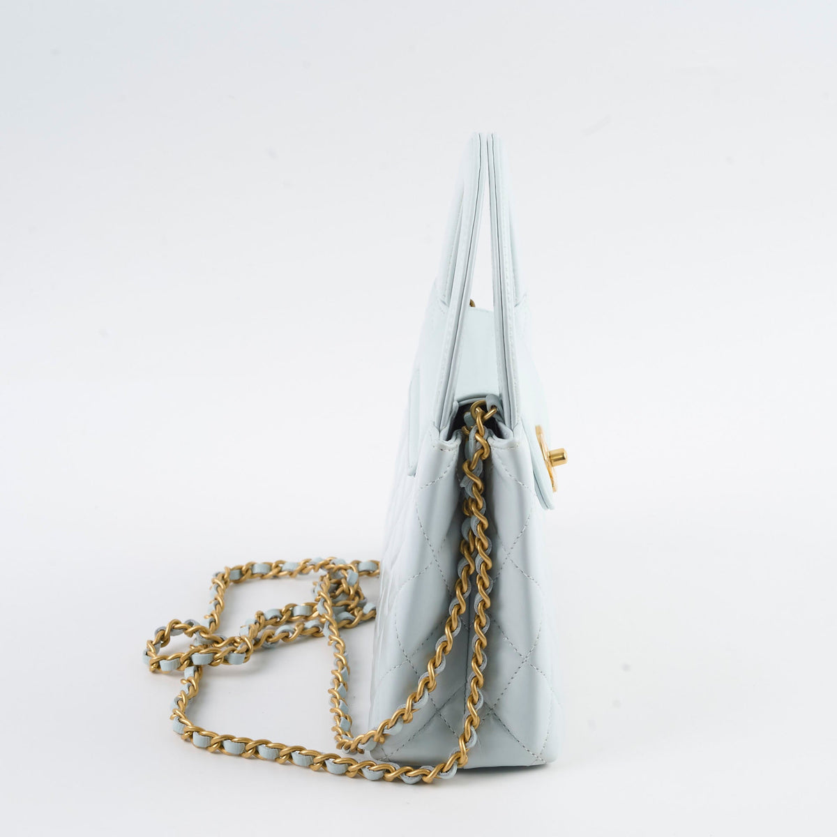 Chanel Mini Kelly Blue Calfskin Microchipped - photo 3