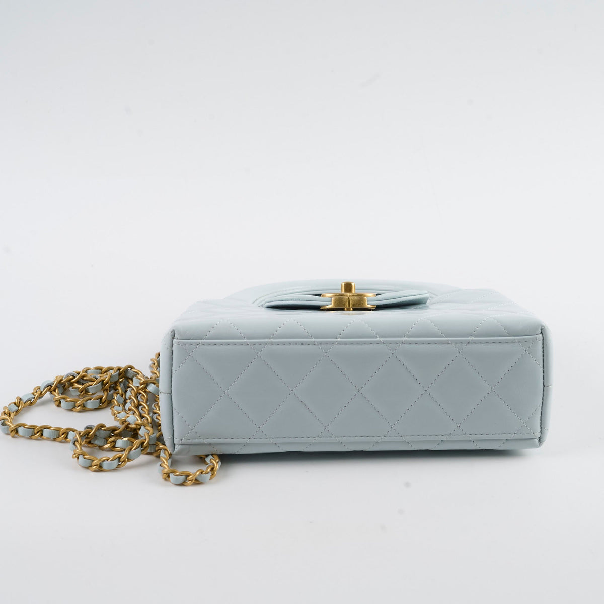 Chanel Mini Kelly Blue Calfskin Microchipped - photo 4