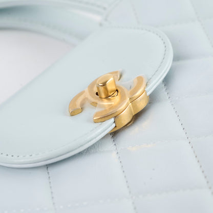 Chanel Mini Kelly Blue Calfskin Microchipped - photo 8