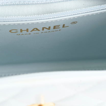 Chanel Mini Kelly Blue Calfskin Microchipped - photo 6