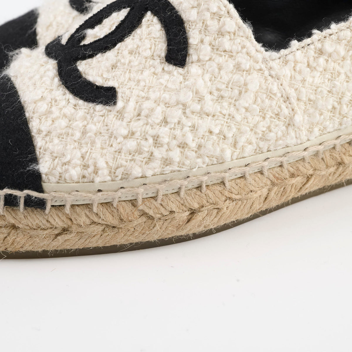Chanel Espadrilles White/Black Size 40 - photo 8