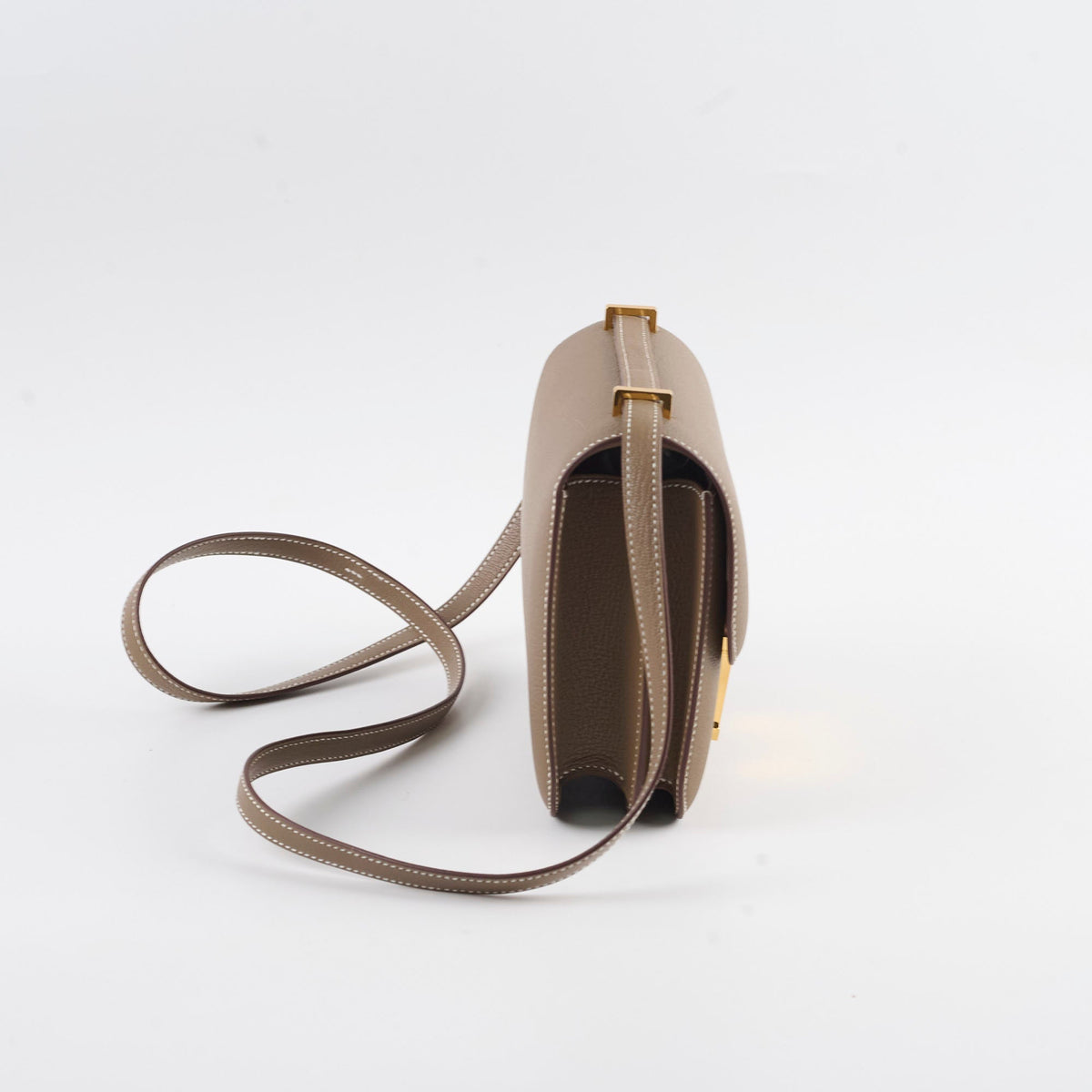 Hermes Mini Constance 18 Etoupe Chevre K Stamp 2025 - photo 3