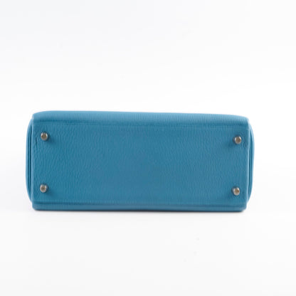 Hermes Kelly 28 blue T Stamp - photo 4