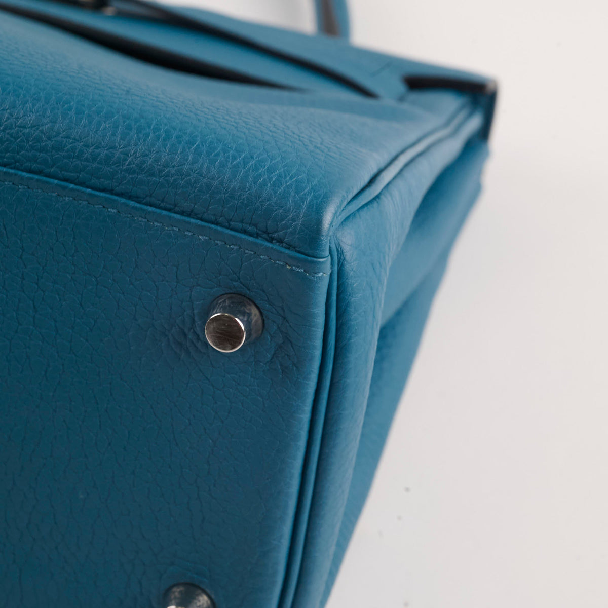 Hermes Kelly 28 blue T Stamp - photo 15