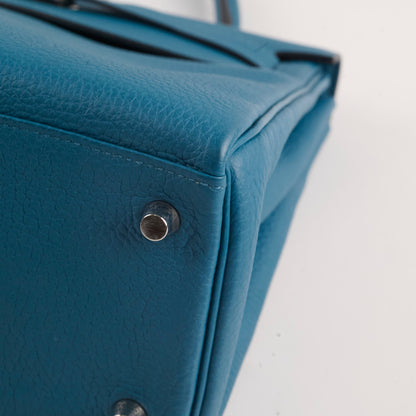 Hermes Kelly 28 blue T Stamp - photo 15
