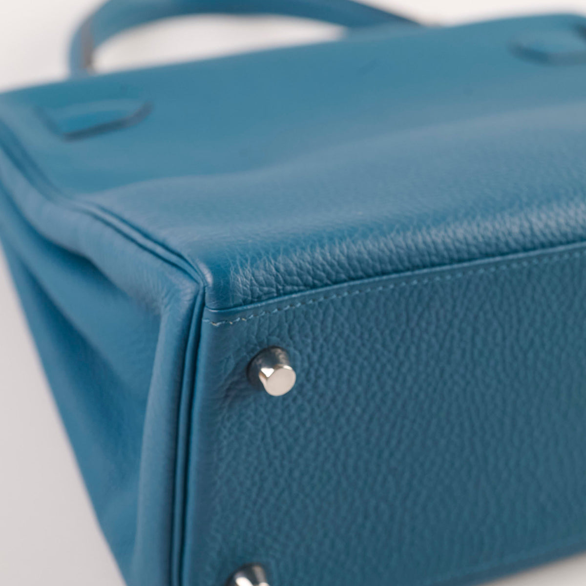 Hermes Kelly 28 blue T Stamp - photo 13