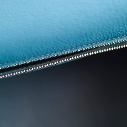 Hermes Kelly 28 blue T Stamp - photo 8
