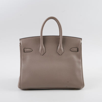 Hermes Birkin 25 Gris Ashphalt Novillo Stamp Y - photo 2