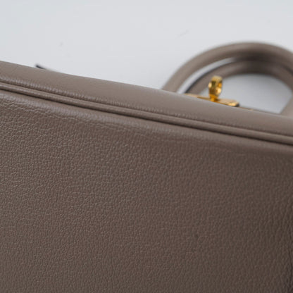 Hermes Birkin 25 Gris Ashphalt Novillo Stamp Y - photo 14