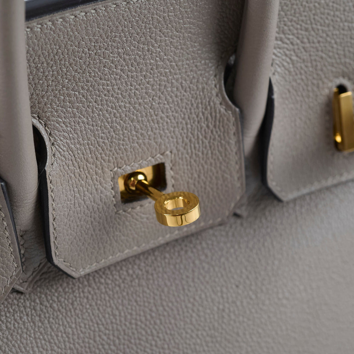 Hermes Birkin 25 Gris Ashphalt Novillo Stamp Y - photo 8