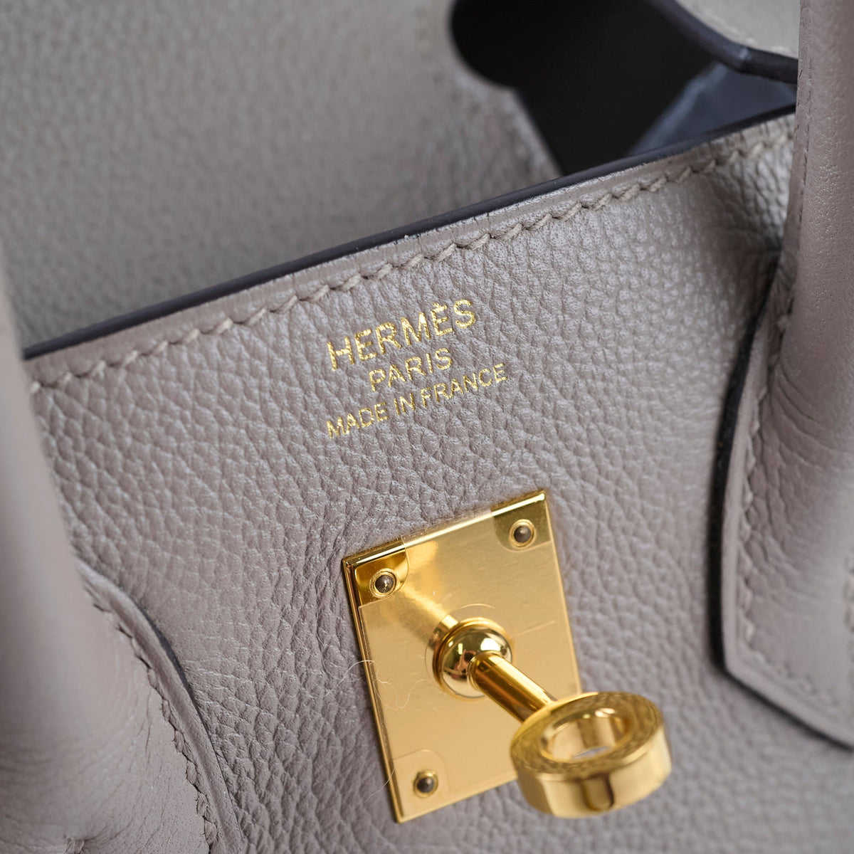 Hermes Birkin 25 Gris Ashphalt Novillo Stamp Y - photo 16