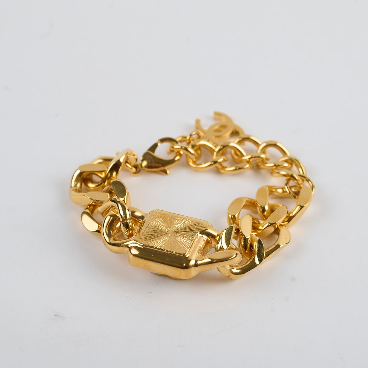 Chanel Pearl CC Chain Link Bracelet - photo 3
