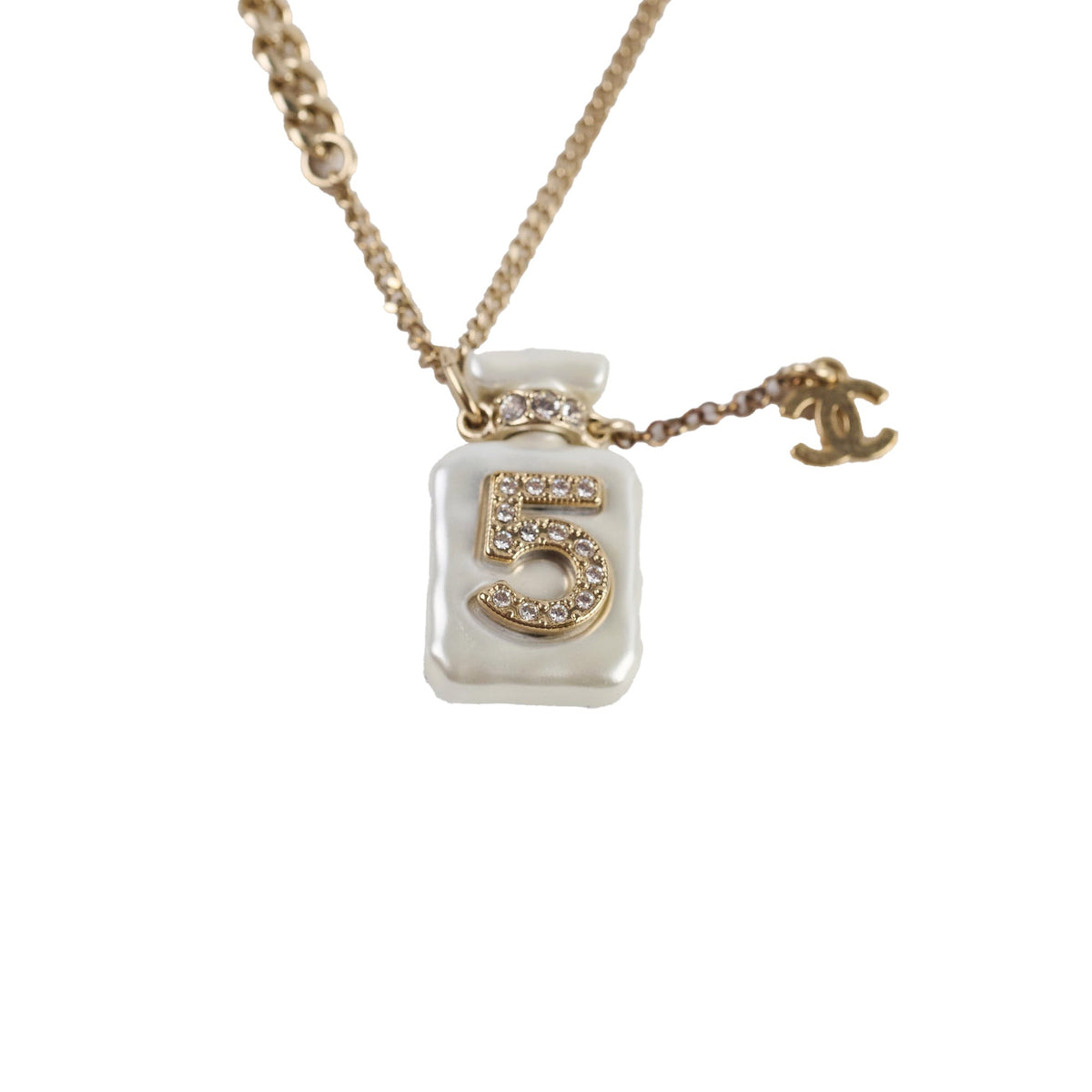 Chanel No.5 Perfume Bottle Necklace - photo 1