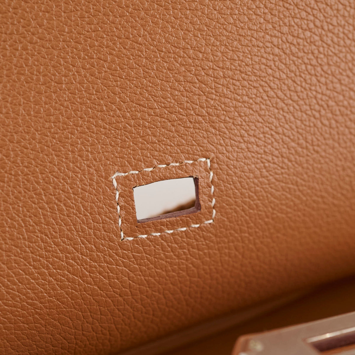 Hermes Mini Jypsiere Gold Evercolor B Stamp - photo 8