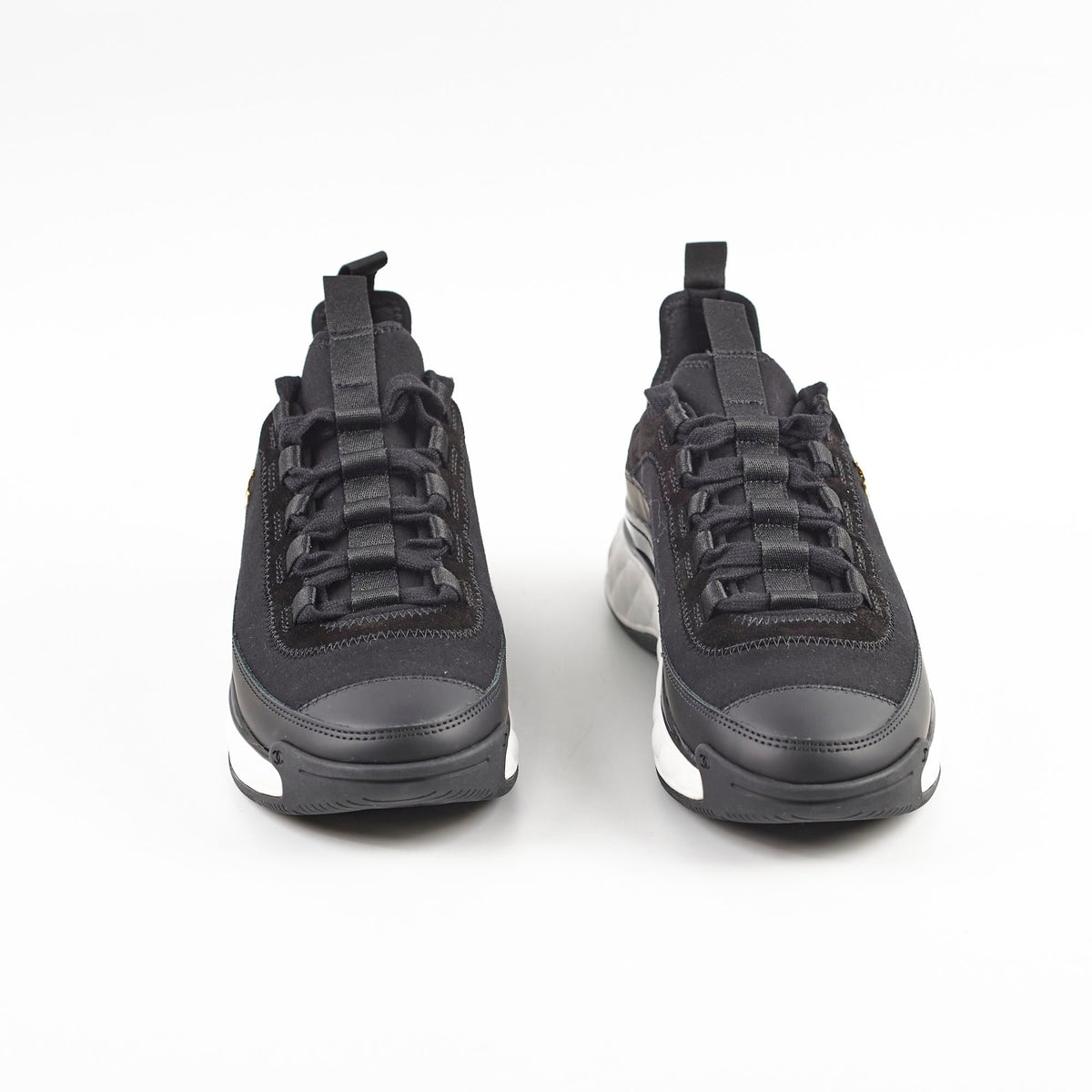 Chanel Black Sneakers Size 37.5 - photo 2