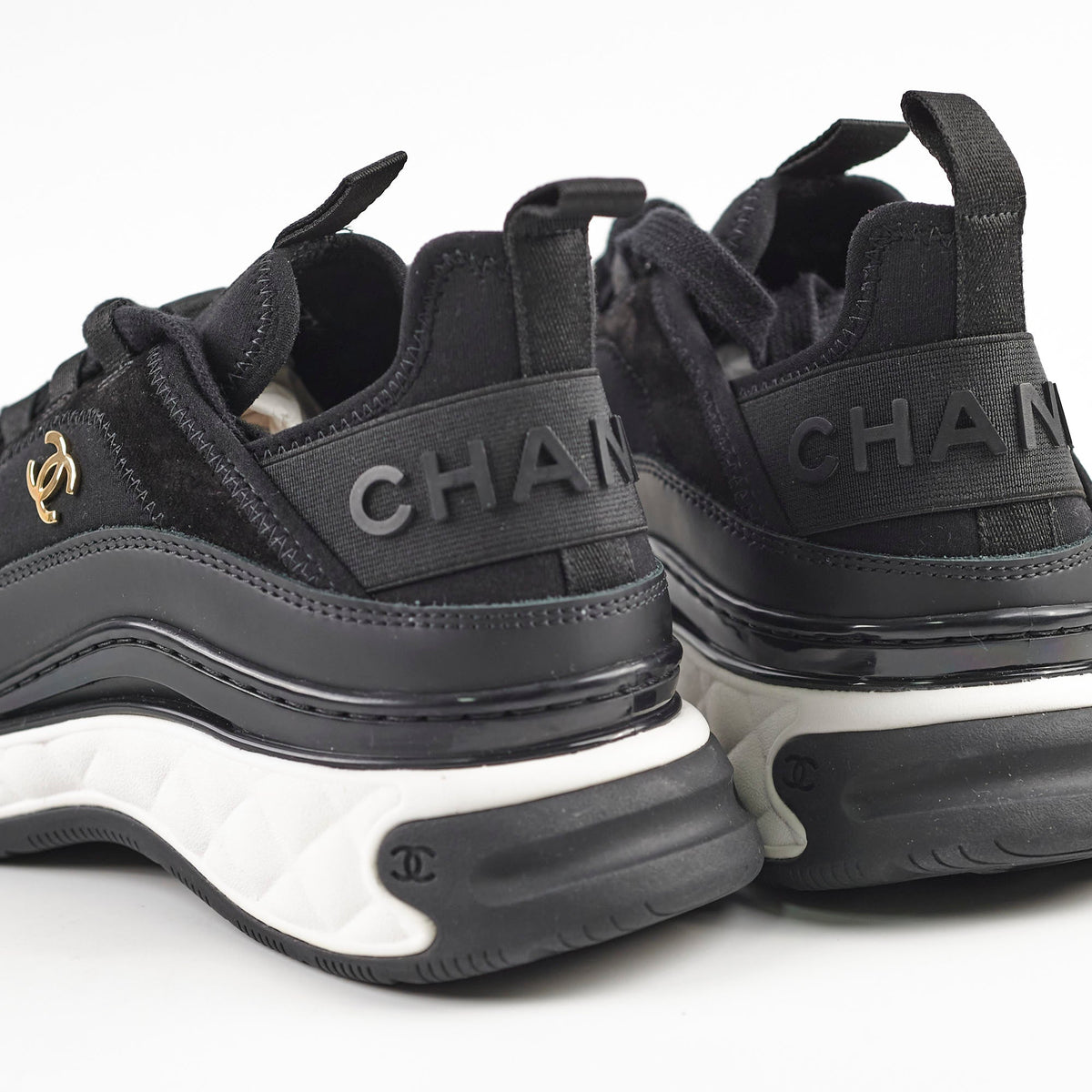 Chanel Black Sneakers Size 37.5 - photo 7
