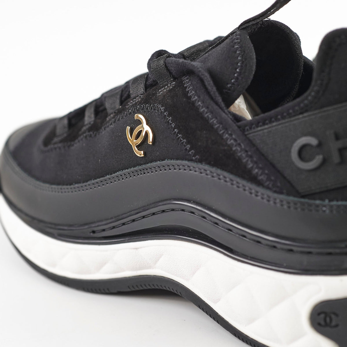 Chanel Black Sneakers Size 37.5 - photo 6