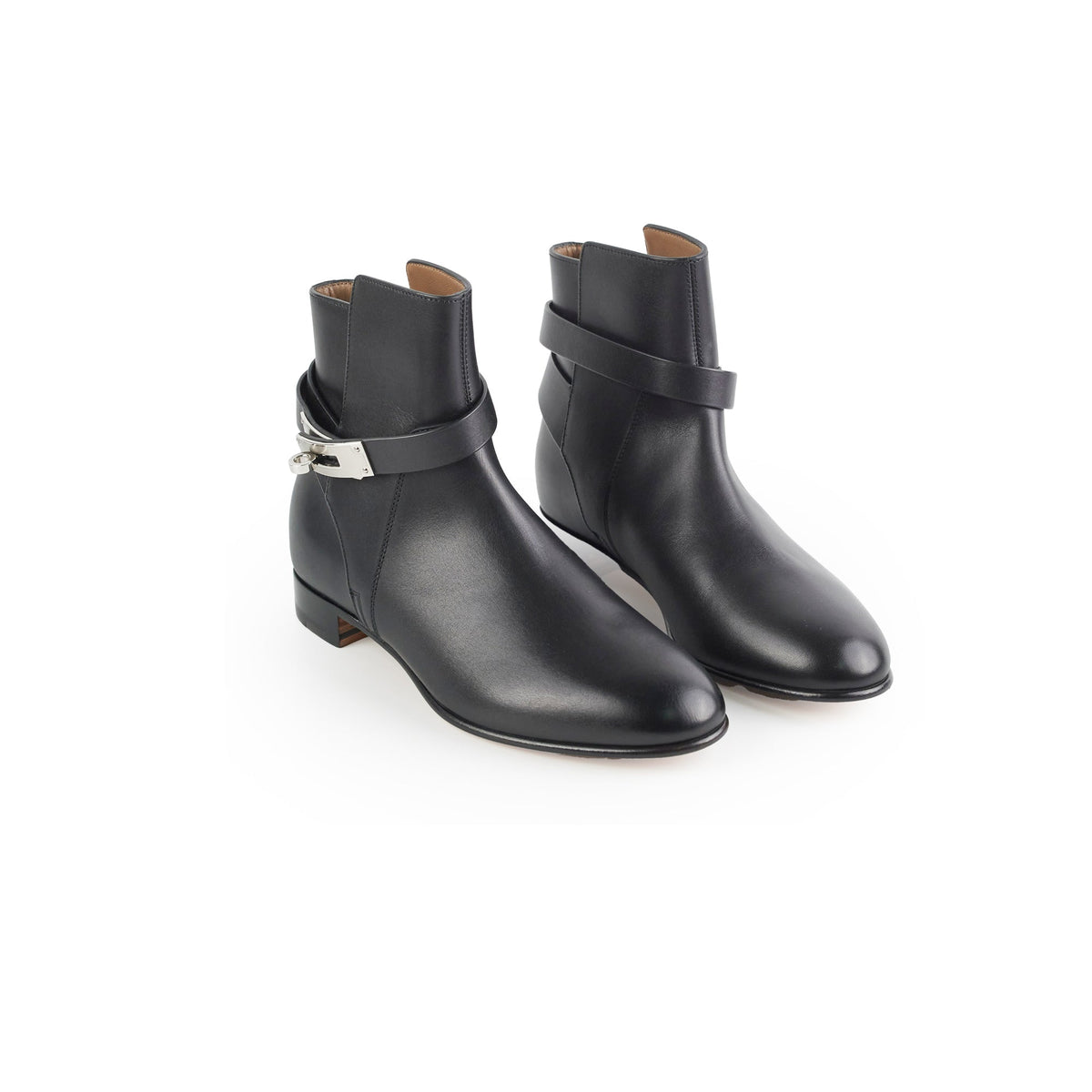 Hermes Kelly Size 35.5 Black Boots - photo 1