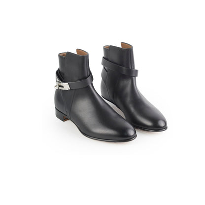 Hermes Kelly Size 35.5 Black Boots - photo 1