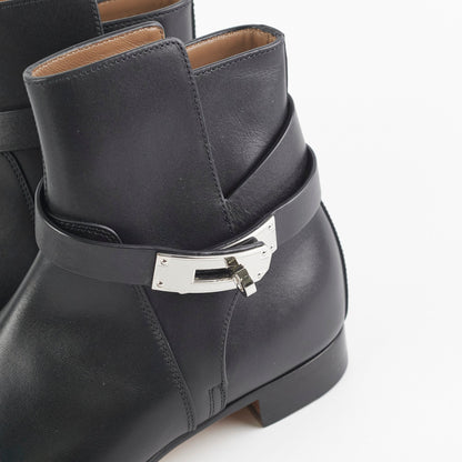 Hermes Kelly Size 35.5 Black Boots - photo 8