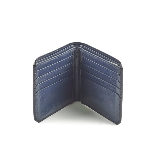 Prada Saffiano Leather Wallet Blue - photo 2