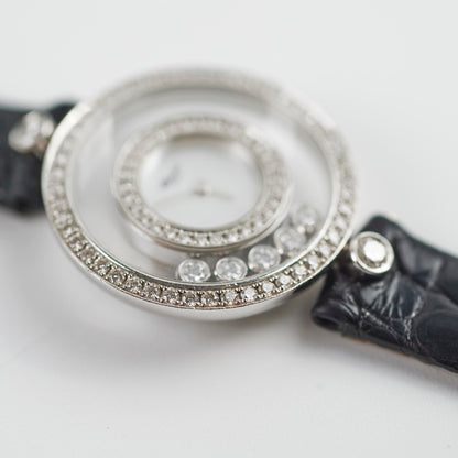 Chopard Happy Diamonds Watch Black Silver - photo 7