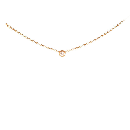 Cartier Yellow Gold Small Diamond Necklace - photo 1