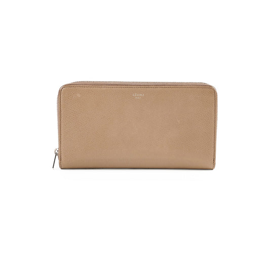 Celine Long Wallet Dark Beige - photo 1