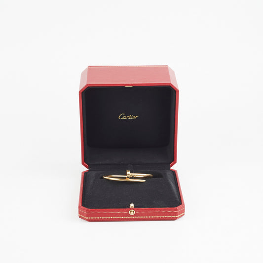 Cartier Just un Clou JUC Size 16 Yellow Gold Bracelet 2021 - photo 2