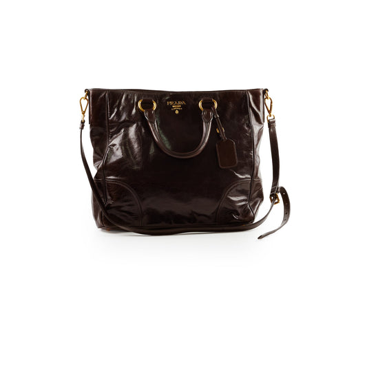 Prada Large Leather Tote - photo 1