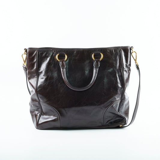 Prada Large Leather Tote - photo 2
