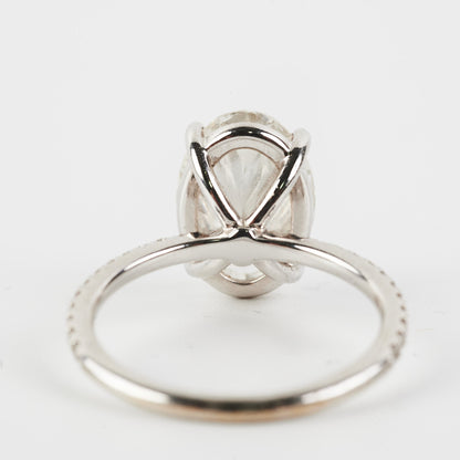 4.05 Labgrown Oval Diamond Ring - photo 9