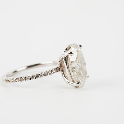 4.05 Labgrown Oval Diamond Ring - photo 5