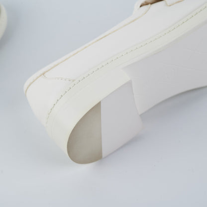 Chanel White 39.5 Logo Loafers - photo 8