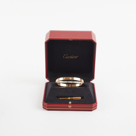 Cartier Double Love 18K Diamond Paved Yellow Gold/White Gold Size 17 - photo 2