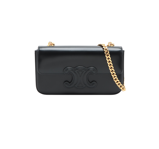 CELINE Triomphe Leather Chain shoulder bag - photo 1