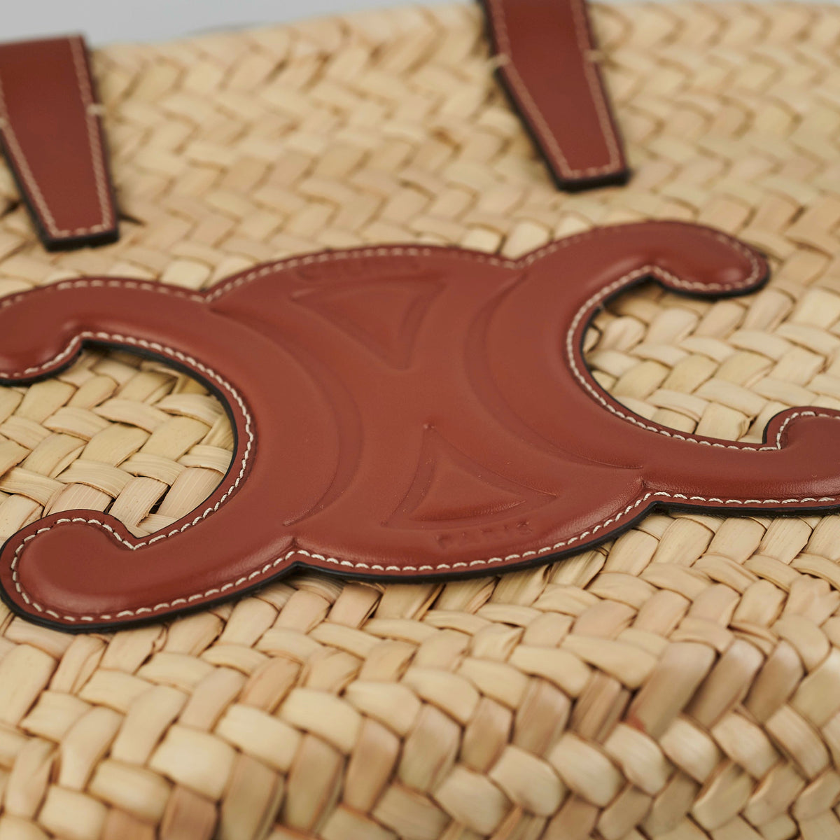 Celine Raffia Basket Bag - photo 10