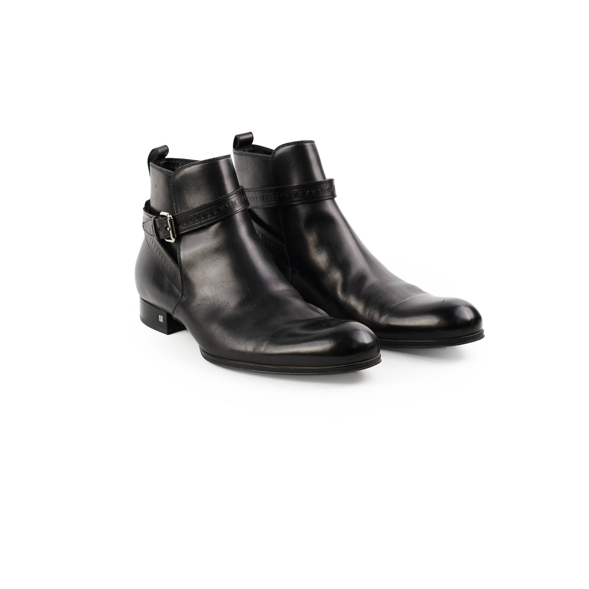 Louis Vuitton Mens Black Leather Boots Size 11 (Copy) - photo 1