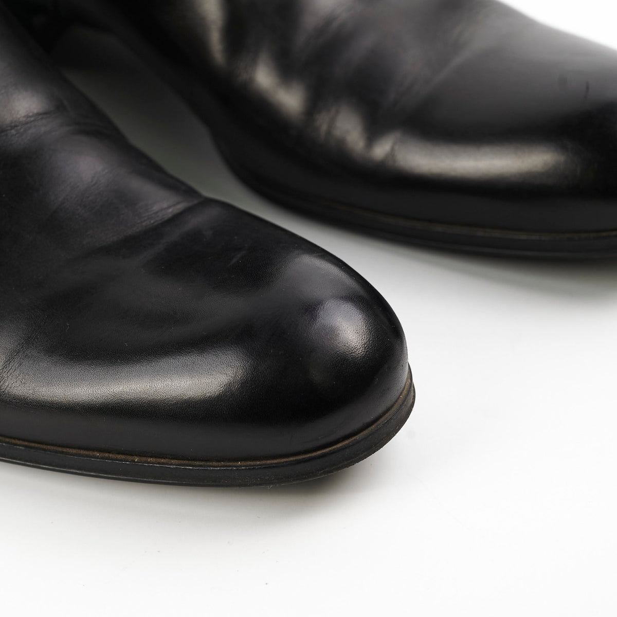 Louis Vuitton Mens Black Leather Boots Size 11 (Copy) - photo 17