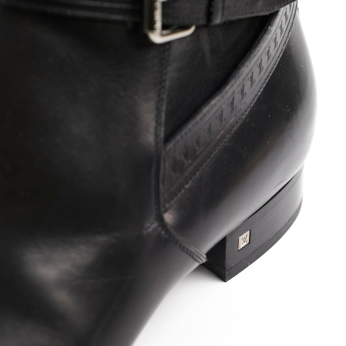 Louis Vuitton Mens Black Leather Boots Size 11 (Copy) - photo 14