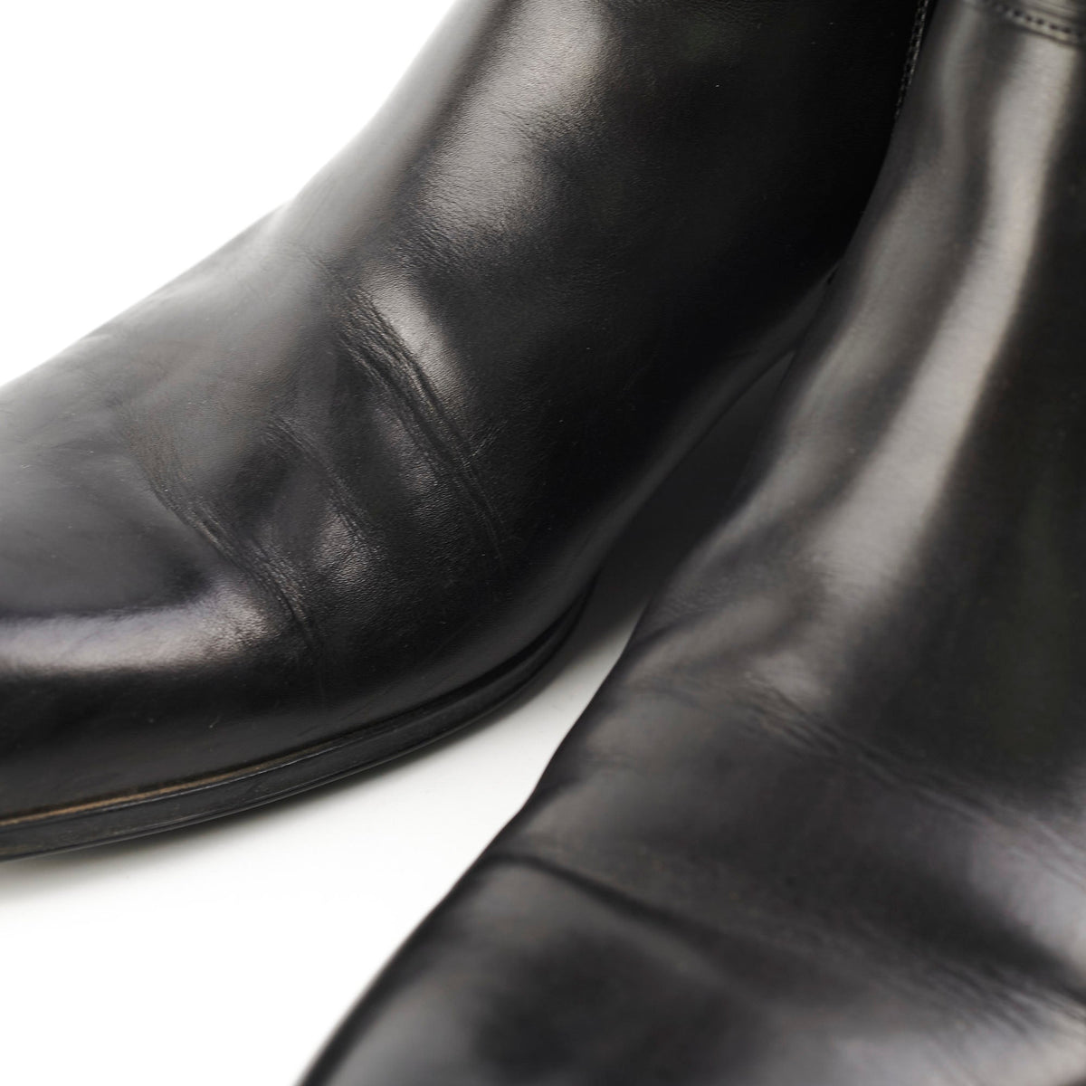 Louis Vuitton Mens Black Leather Boots Size 11 (Copy) - photo 13