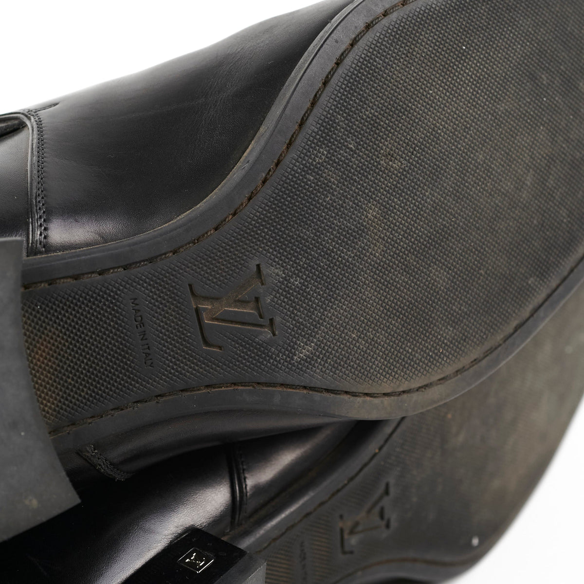 Louis Vuitton Mens Black Leather Boots Size 11 (Copy) - photo 6