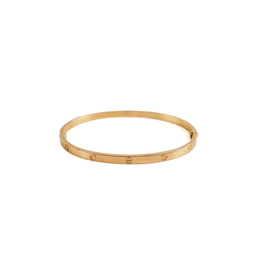 Cartier Yellow Gold Love Bangle Size18 - photo 1