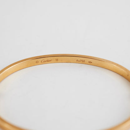 Cartier Yellow Gold Love Bangle Size18 - photo 9
