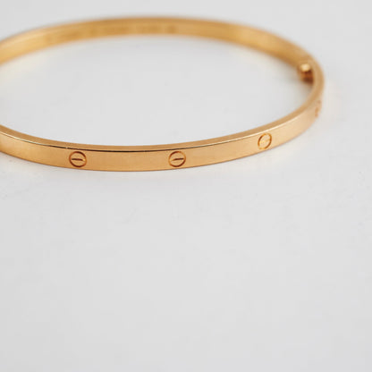 Cartier Yellow Gold Love Bangle Size18 - photo 8
