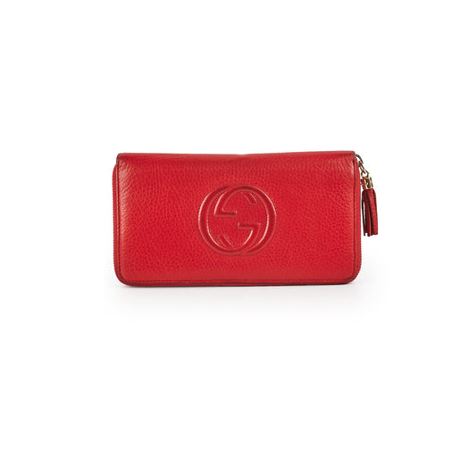 Gucci Zip Wallet Red - photo 1
