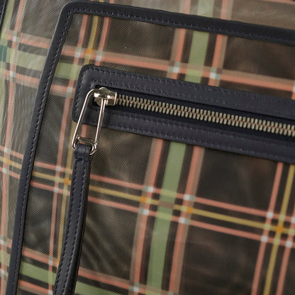 Fendi Large Mesh Plaid Shopper Tote - photo 13